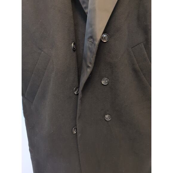 Future collective nwt XXL double breasted long black coat - Picture 3 of 12